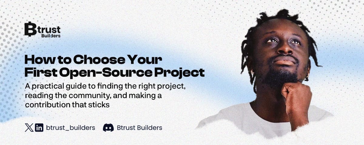 How to Choose Your First Open Source Project