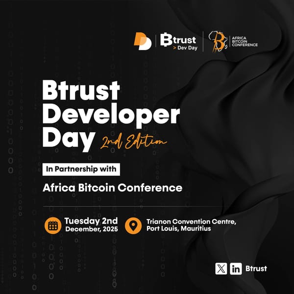 Announcing the 2025 Btrust Developer Day in Mauritius