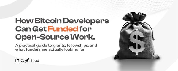 How Bitcoin Developers Can Get Funding for Open-Source Work