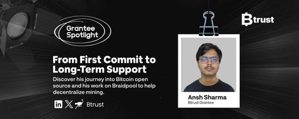 From First Commit to Long-Term Support: My Bitcoin Open Source Journey
